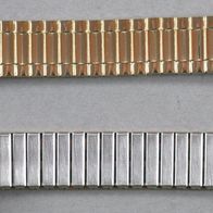 Flex-Metallarmband für Uhren, goldfarben, 18 mm