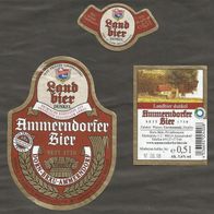 Bieretikett: Ammerndorfer Bier – Landbier Dunkel