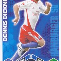Hamburger SV Topps Match Attax Trading Card 2010 Dennis Diekmeier Nr.80