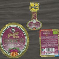 Bieretikett: Glossner Bräu – Neumarkter Schneeglöckl