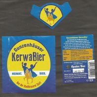 Bieretikett: Gunzenhäuser Kerwa Bier