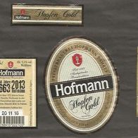 Bieretikett: Hofmann Hopfen Gold