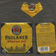 Bieretikett: Paulaner Münchner Hell 1