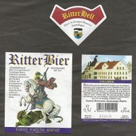 Bieretikett: Ritter Bier Hell