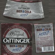 Bieretikett: Original Oettinger Cola Bier Mixed