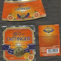 Bieretikett: Original Oettinger Weizen + Grapefruit