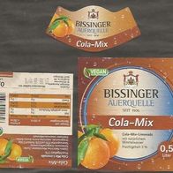 Etikett: Bissinger Auerquelle – Cola Mix