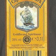 Etikett: Captain Comark – Goldbrand – 100 ml