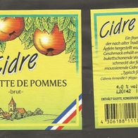 Etikett: Cidre Jardinette de Pommes – Brut