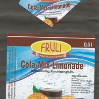 Etikett: Fruli – Cola Mix Limonade