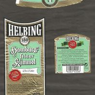 Etikett: Helbing - Hamburgs feiner Kümmel