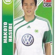 VFL Wolfsburg Topps Sammelbild 2009 Makoto Hasebe Bildnummer 410