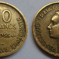 Frankreich 10 Francs 1955 ## B12