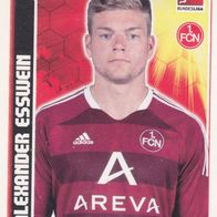 1. FC Nürnberg Topps Sammelbild 2011 Alexander Esswein Bildnummer 334