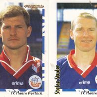 2x Hansa Rostock Panini Sammelbilder 1998