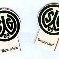 kicker Sportmagazin Wappen Stecktabelle 2x SG Wattenscheid 09 Deutschland Emblem