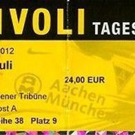Ticket Eintrittskarte Alemannia Aachen vs FC St. Pauli 4.2.2012 Fußball Hamburg
