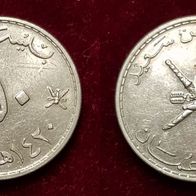 10796(15) 50 Baisas (Oman) 1999 in vz+ ................ von * * * Berlin-coins * * *
