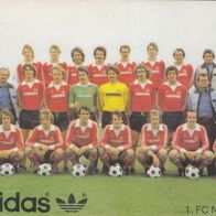 1. FC Nürnberg Mannschaftskarte 1978