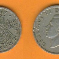 Großbritannien 1/2 Crown 1949