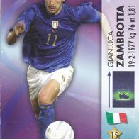 Panini Trading Card zur Fussball WM 2006 Gianluca Zambrotta Nr.38/150 Italien