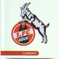 1. FC Köln Topps Match Attax Trading Card 2016 Clubkarte Nr.335 Glitzerkarte