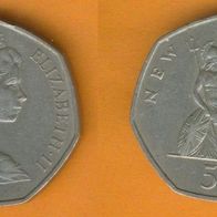 Großbritannien 50 Pence 1969