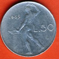 Italien 50 Lire 1965
