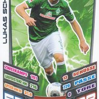 Werder Bremen Topps Match Attax Trading Card 2013 Lukas Schmitz Nr.61