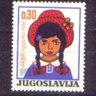 Jugoslawien 1966 Mi.1186 Postfrisch Woche des Kindes .