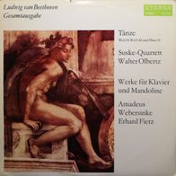 Beethoven: Tänze/ Werke für Klavier LP Suske-Quartett W. Olbertz Amadeus Webersink