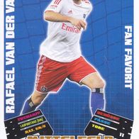 Hamburger SV Topps Match Attax Trading Card 2012 Rafael van der Vaart Nr.458