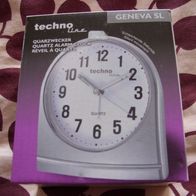 technoline Quarzwecker, Quartz Alarm Clock, Modell Neu, Pink GENEVA SL