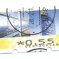 Briefmarke BRD: 2008 - 0,55 € - Michel Nr. 7 - Automatenmarke