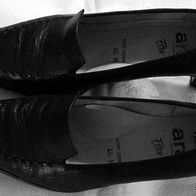 Schuhe schwarz mit Absatz
