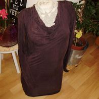 Day Birger & Mikkelsen Kleid purple leicht ausgefallen Wasserfall XS Seide