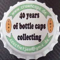 www crowncaps de 40 years bottle caps collecting 2021 Kronkorken neu in unbenutzt TOP
