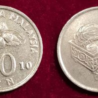 12618(1) 20 Sen (Malaysia) 2010 in ss+ ................ von * * * Berlin-coins * * *