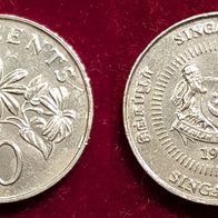 1947(1) 10 Cents (Singapure) 1993 in vz ............... von * * * Berlin-coins * * *