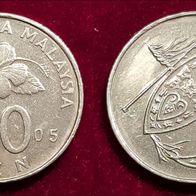10903(3) 50 Sen (Malaysia) 2005 in ss ................. von * * * Berlin-coins * * *