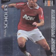 Manchester United Panini Trading Card Champions League 2010 Paul Scholes