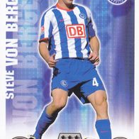 Hertha BSC Berlin Topps Match Attax Trading Card 2008 Steve von Bergen Nr.6