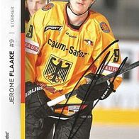 Jerome Flaake - AK Deutsche Eishockey Nationalmannschaft -