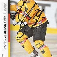 Thomas Greilinger - AK Deutsche Eishockey Nationalmannschaft - ERC Ingolstadt