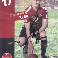 1. FC Nürnberg Autogrammkarte 2015 Sebastian Kerk