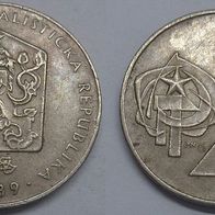 Tschechoslowakei 2 Kronen 1989 ## Be2