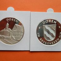 Doren im Bregenzerwald Medaille in Silber PP