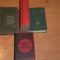 4 Worterbücher von 1902 - 1939
