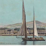 AK Schweiz - Genève - Barque sur le Lac Léman - 1910 (3861)
