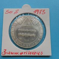 Österreich 1973 50 Schilling Silber Bummerlhaus